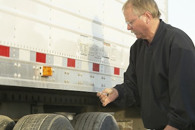 When defects are found in certain parts and accessories identified in the regulation, such as tire tread depth, a report must be submitted to the carrier.