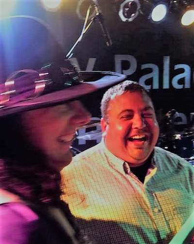John Runyon at his Key Palace Theater in Redkey, Indiana.