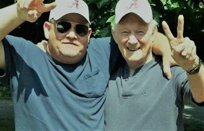 Thunder Monkey (left) and his father