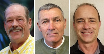 (from left) Owner-operator finalists Glen Horack, Douglas Schildgen and Bryan Smith