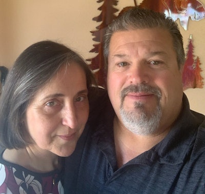 Pictured: owner-operator Brian Bent and his better half, Loraine.