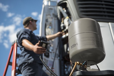 NEW REFRIGERANT OPTION FOR REEFERS | Carrier Transicold has begun offering reefer haulers R-452A next-gen refrigerant as an option for new and existing equipment. Starting in the first quarter of 2021, purchasers can spec R-452A on all the company’s trailer and truck-equipment orders. Reefer units with R-452A have performance comparable to Carrier units with R-404A, the traditional transport refrigerant, in terms of refrigerant capacity, pulldown, fuel efficiency and reliability, the company says, yet about half of the “global warming potential” (GWP). The California Air Resource Board (CARB) has proposed prohibiting high-GWP refrigerants on new transport refrigeration equipment starting in 2022. Additionally, Canada has banned high GWP refrigerants for new transport refrigeration starting in 2025. The U.S. Environmental Protection Agency has approved the use of R-452A for transport applications but has not prohibited continued use of R-404A. Carrier units already in service, the company adds, if they have an electronic expansion valve, require only an operating software update.