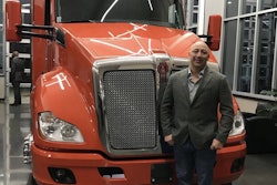 Army veteran and Werner Enterprises trucker Ivan Hernandez won a new Kenworth T680 through the Transition Trucking: Driving for Excellence Award.