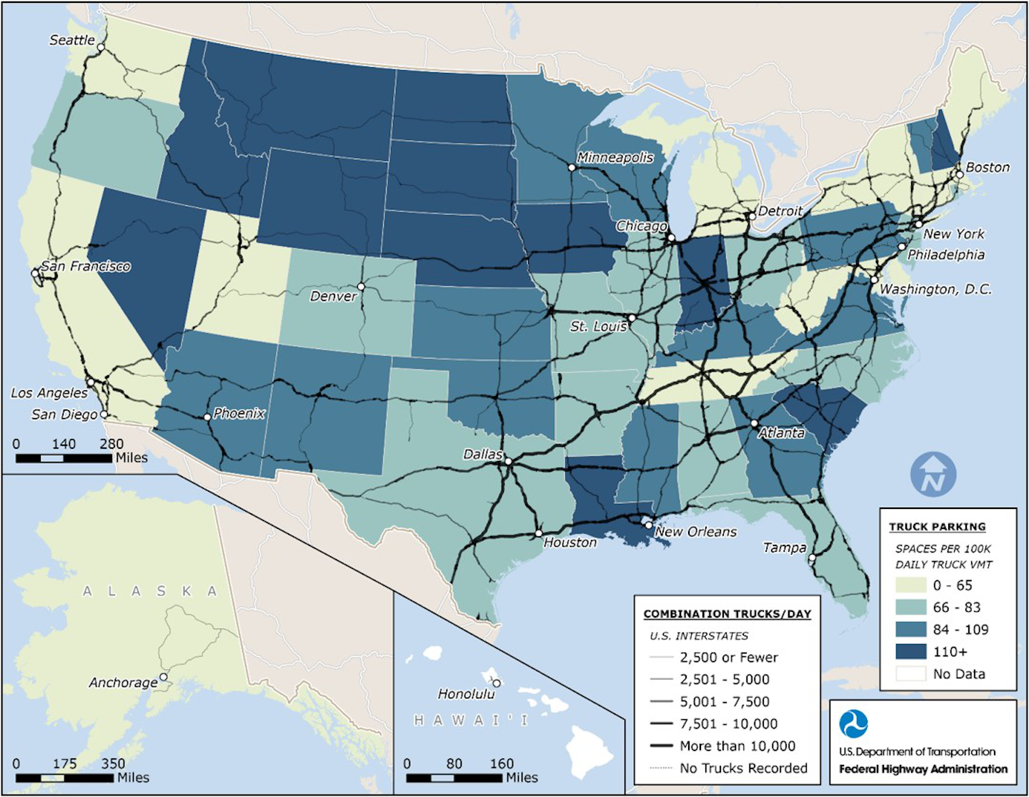 Updated inventory and survey shows truck parking worsening Overdrive