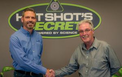 Hot Shot’s Secret founder Chris Grabelcik (left) with Steve Sommers