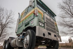 Junior Elmore’s Marmon caught Christner's eye right off for a very simple reason: 'I’d never seen a Marmon cabover in the flesh before,' he wrote. 'Up close, it’s easy to see why a Marmon cabover was used in the movie 'Transformers: Age of Extinction' as the Autobot Optimus Prime. Elmore’s Marmon COE #31 HDT-BC-86 was Manufactured 03/1977 in Garland, Texas. This is a complete truck with no parts taken off. Still running when parked in 1999. A good honest work truck that’s nicely spec’d out.' Find more details, and history, via this link.