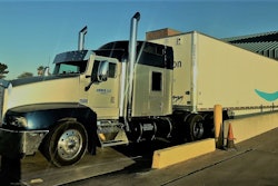 ammex llc truck at loading dock