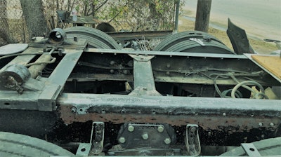 Old fifth wheel frame