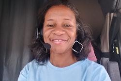 Meet Kenyette Godhigh-Bell, shown here behind the wheel of her 2017 Freightliner Cascadia — you heard that right — Godhigh-Bell is a company driver no more.