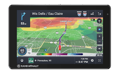 Rand McNally’s Overdryve 8 Pro II features navigation, SiriusXM, calling and texting, a dash cam and more.