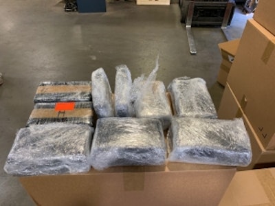 A truck driver team based in New York was arrested in Tennessee after officers found marijuana and cocaine in their cargo. (Tennessee Highway Patrol photo)