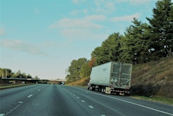 truck parked on the side of the highway