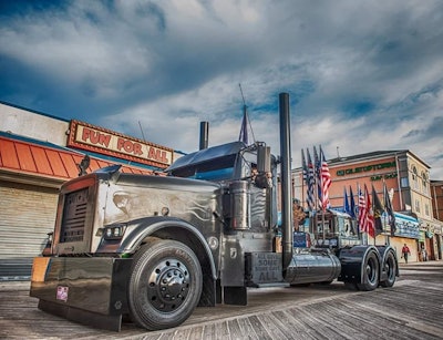 Chuck Timbrook's 'BlackOut' tribute truck