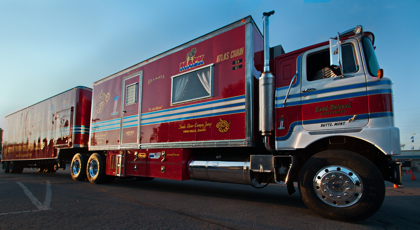 The truck and trailer -- all done.