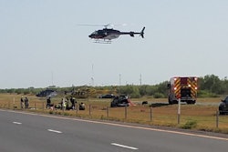 DialVan crash scene