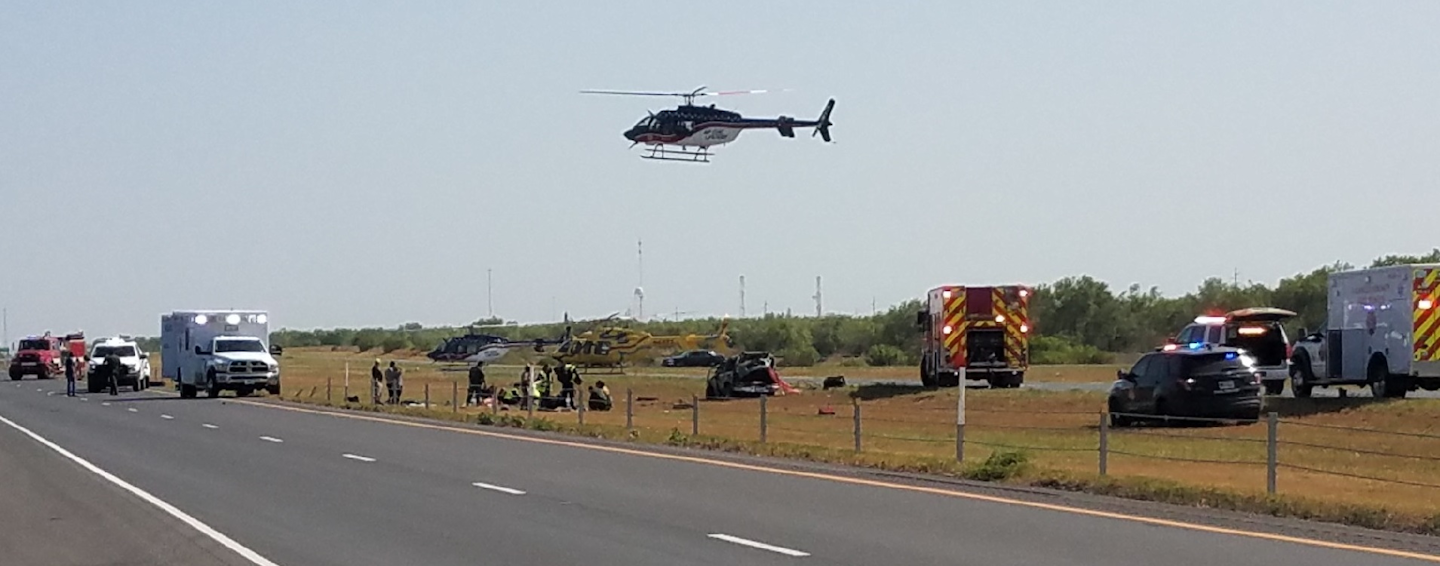 A scene no trucking company large, medium or small wants to see involvement in, that's for sure. The DialVan small-mid-size fleet out of Laredo, Texas, has been the victim of civil litigation after such incidents, including this one, where it was clearly not at fault in the crash. That, said the company's safety director, is the biggest driver of insurance premium cost increases going.