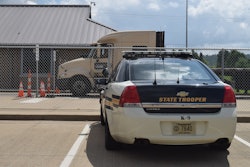 State trooper car parked