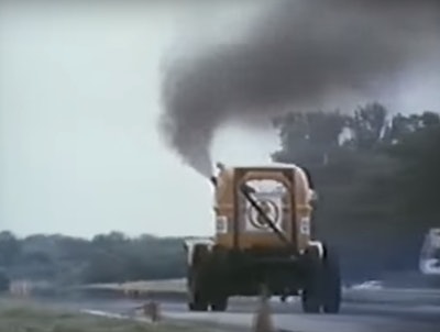 Truck drag racing from Andy Harris' short film
