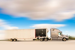 semi truck on the highway