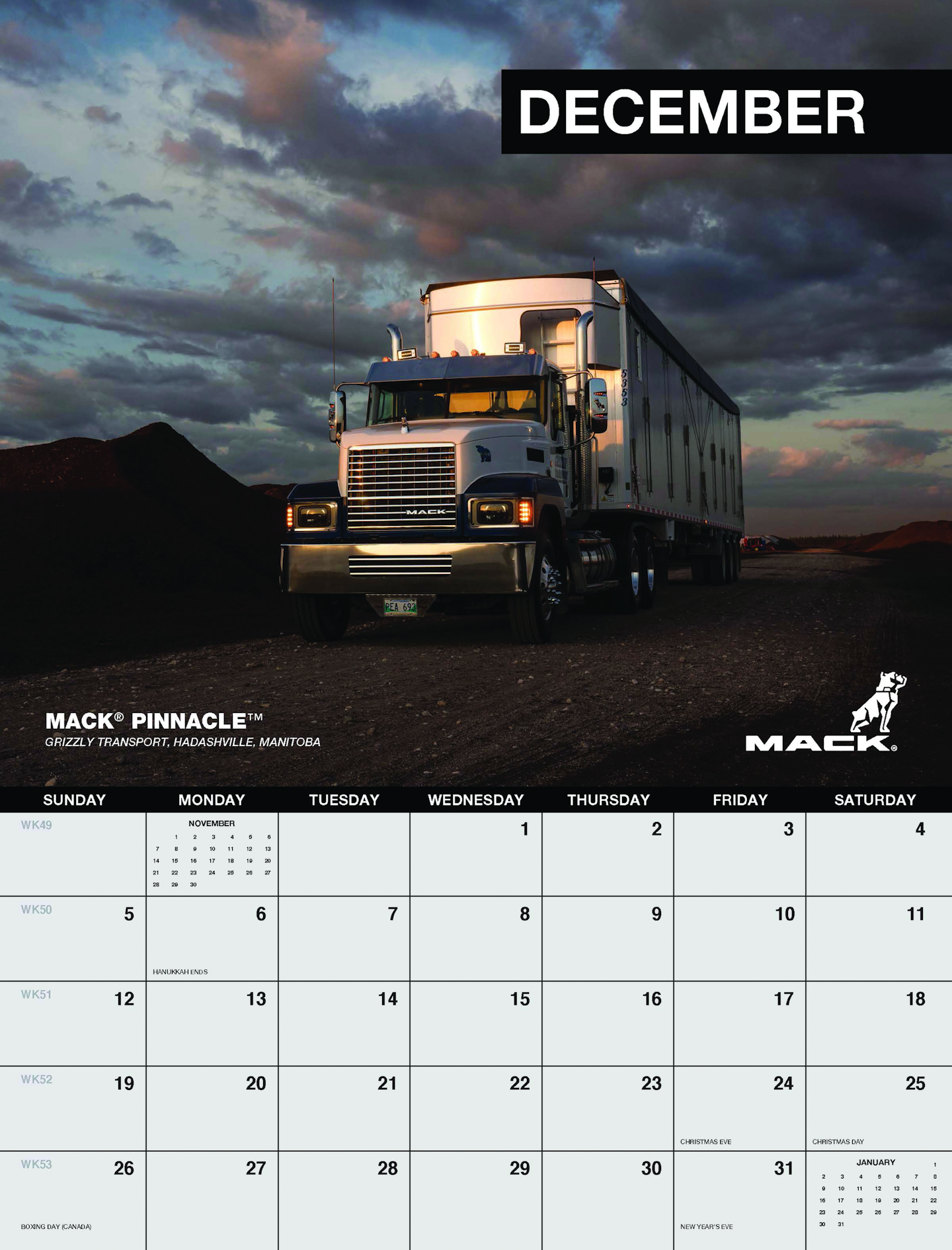 Mack truck owners will have the chance to be featured in the upcoming 2022 Mack Trucks Calendar. Submissions will be accepted May 4 through June 4.