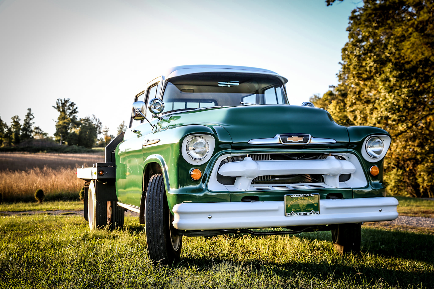 1965 restored green Chevy