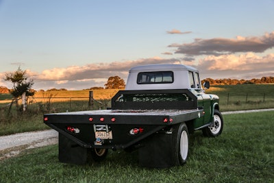 1965 restored green chevy