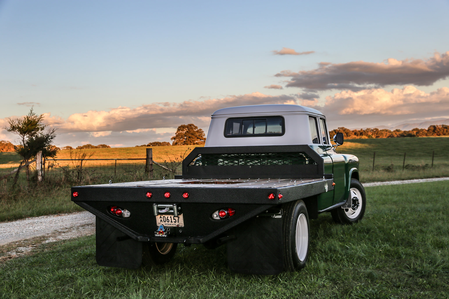 1965 restored green chevy