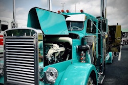 Dustin Dickerson's custom peterbilt truck