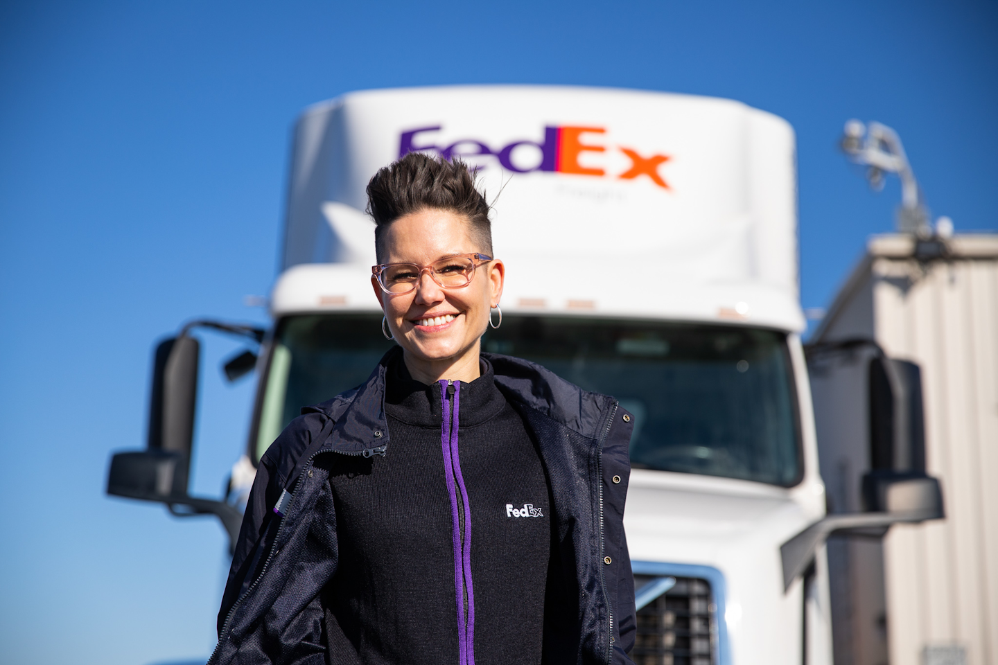 Nikki Weaver is the 2021 Women in Trucking Driver of the Year.