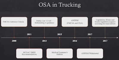 OSA in trucking