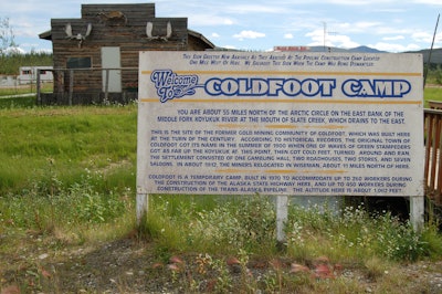 coldfroot camp sign