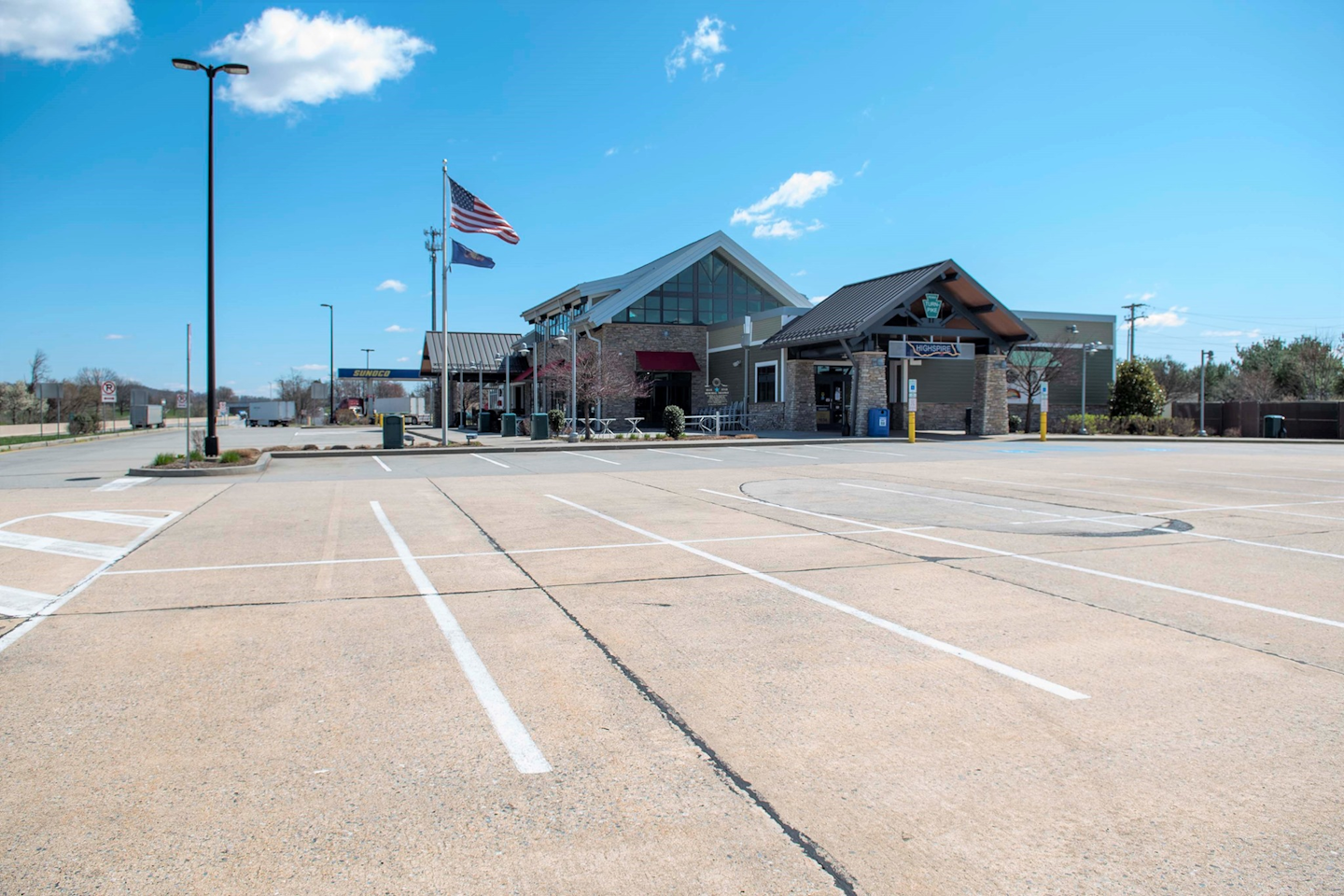 PA turnpike service plaza