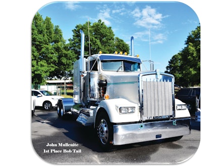 John Mullenite's 2021 Kenworth W900L won Best Bobtail.