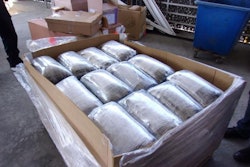 Some of the almost 2,500 pounds of meth uncovered in a shipment of medical supplies recently. (CBP photo)