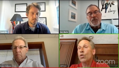 Diesel panel on a zoom call