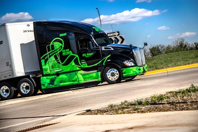 J&R Schugel Trucking's Mental Health Awareness truck