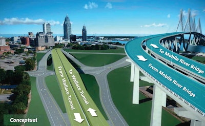 Proposed Mobile River Bridge concept