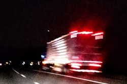 Overnight Roadside Parking Grainy Blur