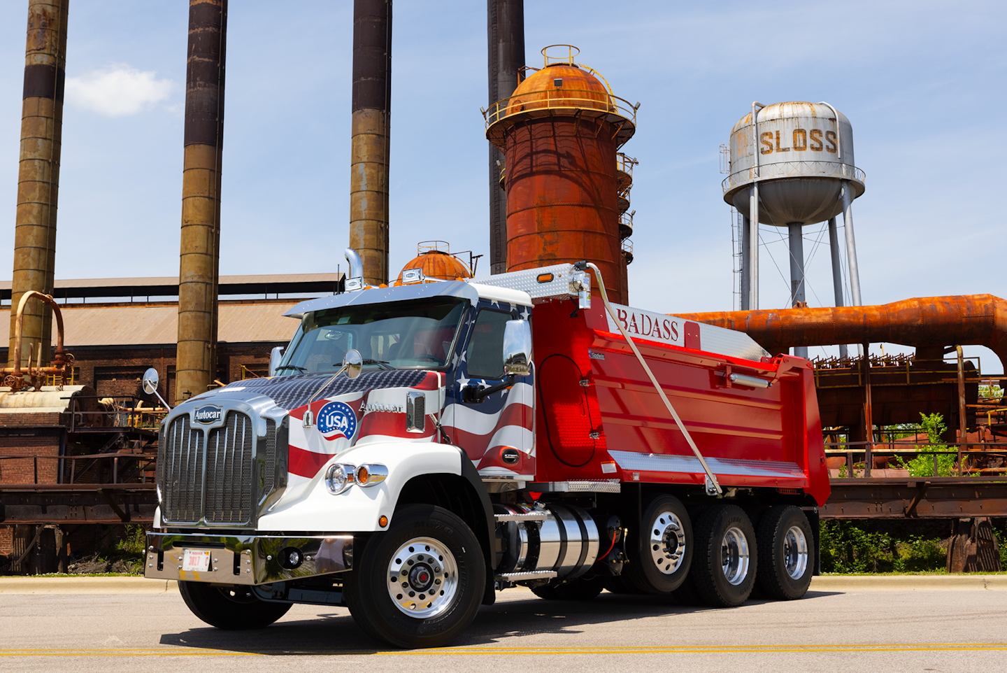 Autocar's Badass 64D dump truck