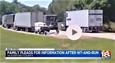 Hit and run accident on I64 in Woodford County