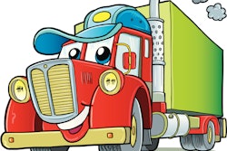 'Hello, I'm a Truck' graphic