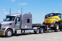 Heavy-specialized hauling company Diamond Transportation System was named 1st place in the small carrier division -- pictured is Diamond-leased and recent Owner-Operator of the Year winner Kevin Kocmich's 2020 Peterbilt 567. Read more about Kocmich via this link.