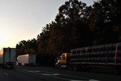 trucks on highway