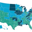 Map of states and congressional districts ranked by structurally deficient bridges