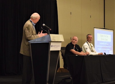 Jim Ward speaking at podium