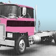 Pink Mack truck