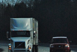 Truck and car on highway