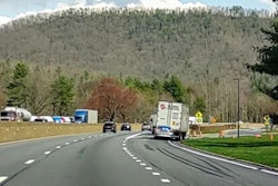 Truck Pulled Over Highway