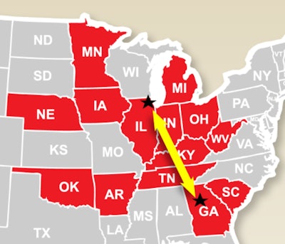 14 state speed trap