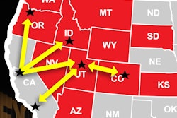 2020 hours of service violations map west US
